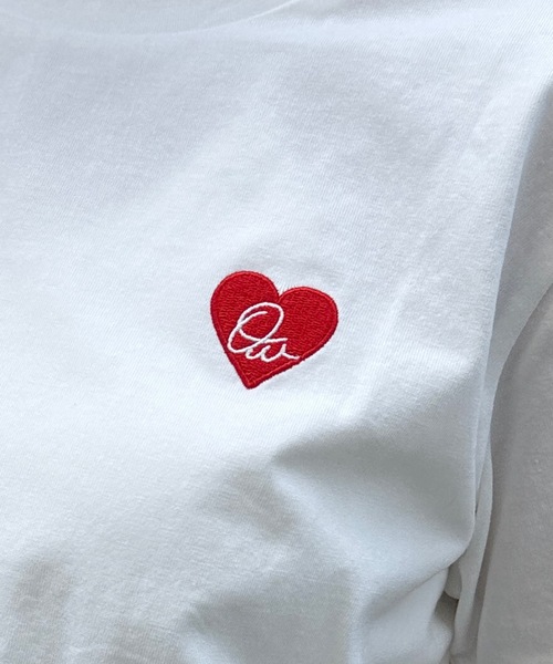 one way（ワンウェイ）の「FOCUSハート刺繍Tシャツ（Tシャツ/カットソー・レディース・ホワイト系その他2/ホワイト系その他/ライトブルー/ブラック/ライトベージュ/その他/ピンク・FREE）」の11枚目の写真