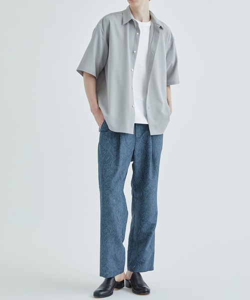 STUDIOUS(ステュディオス)の「JQDストレートパンツ/ペイズリージャガードスラックス(スラックス・メンズ・ネイビー/ライトブルーグレー・1/2/3)」の20枚目の写真