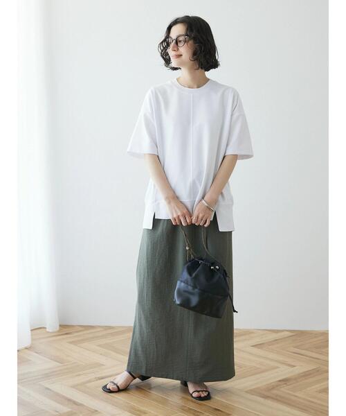 CRAFT STANDARD BOUTIQUE(クラフトスタンダードブティック)の「ナロースカート(スカート・レディース・ベージュ/カーキ/ブラック・M/L)」の11枚目の写真