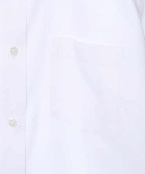 CROWDED CLOSET(クラウデッドクローゼット)の「【EASY CARE(イージーケア)】レギュラースナップダウン ツイルシャツ(ビジネスシャツ・メンズ・サックスブルー/ブラック/ホワイト・01/05/02/03/04)」の5枚目の写真