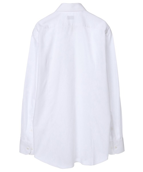 CROWDED CLOSET(クラウデッドクローゼット)の「【EASY CARE(イージーケア)】レギュラースナップダウン ツイルシャツ(ビジネスシャツ・メンズ・サックスブルー/ブラック/ホワイト・01/05/02/03/04)」の7枚目の写真