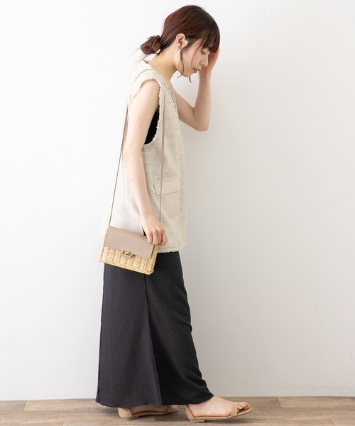 URBAN RESEARCHカットジャガードボタニカルプリントスカート　値下げ URBAN RESEARCH Sonny Label（アーバンリサーチサニーレーベル