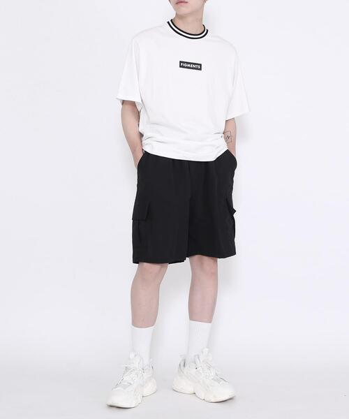 Figments(フィグメンツ)の「ラインリブTシャツ(Tシャツ/カットソー・レディース・ホワイト/ブラック・SMALL/MEDIUM)」の20枚目の写真