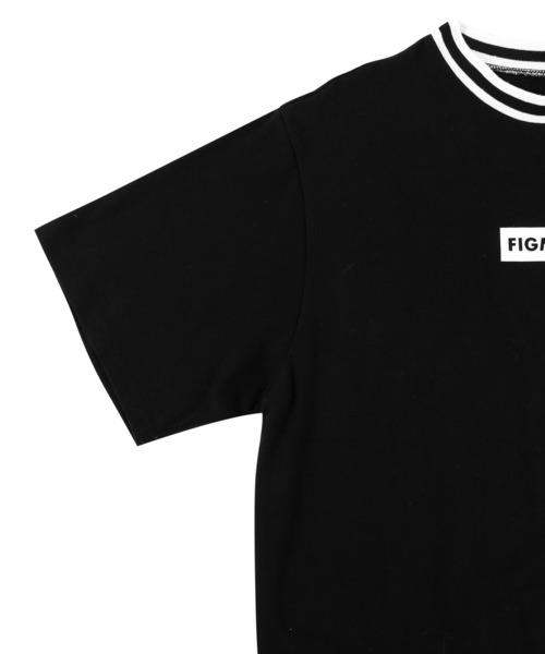 Figments(フィグメンツ)の「ラインリブTシャツ(Tシャツ/カットソー・レディース・ホワイト/ブラック・SMALL/MEDIUM)」の6枚目の写真