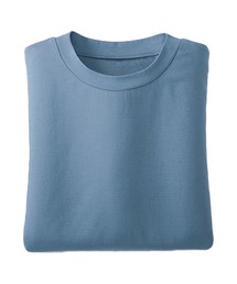 綿100% 大人キレイ 抗菌防臭 汗ジミ対策 プチハイネックTシャツ