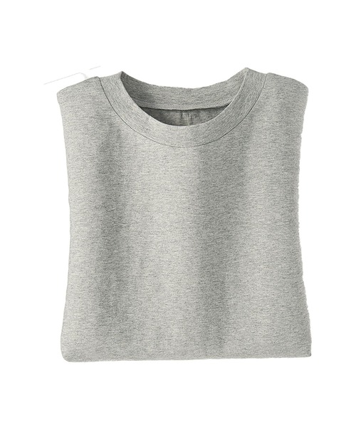 BELLUNA（ベルーナ）の「綿１００％　大人キレイ　抗菌防臭　汗ジミ対策　プチハイネックTシャツ（Tシャツ/カットソー・レディース・ブラック/サックスブルー/ブルーグレー/ブルーグリーン/ローズ/ターコイズブルー/インディゴブルー/モカ/コーラル/イエロー/チャコール/ライトグレー/ホワイト/サーモンピンク/ピンク・MEDIUM/LARGE/X-LARGE）」の20枚目の写真