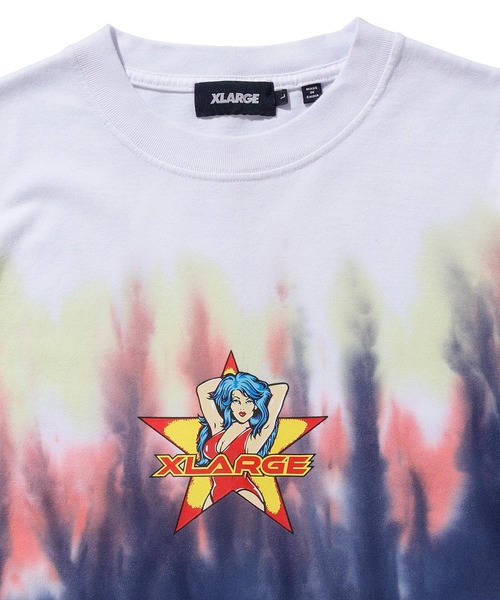 XLARGE(エクストララージ)の「STAR REAL WOMAN S/S TEE(Tシャツ/カットソー・メンズ・ブルー/ブラック/レッド・S/M/L/XL)」の8枚目の写真