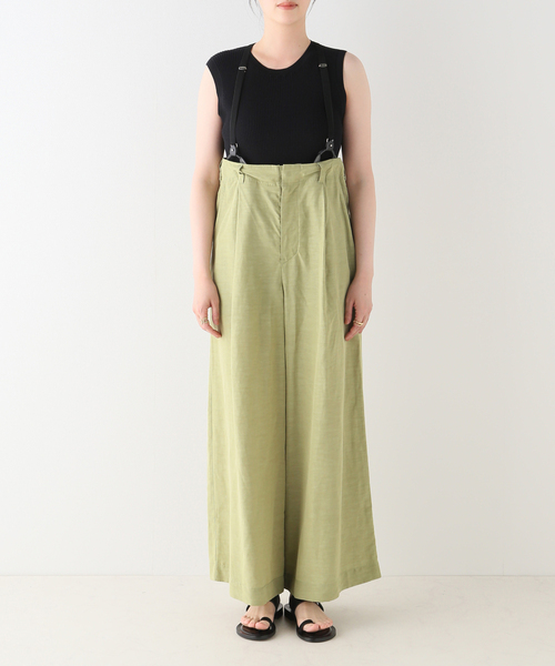 CURRENTAGE/カレンテージ】別注サスペンダーパンツ