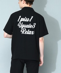 1piu1uguale3 RELAX | 1PIU1UGUALE3 RELAX (ウノ ピュ ウノ ウグァーレ トレ リラックス)開襟 半袖 シャツ(シャツ/ブラウス)