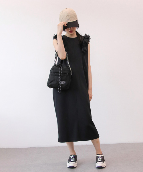 Three Four Time(スリーフォータイム)の「【BETHEL】3WAYS DRAWSTRING BAG(バックパック/リュック・レディース・カーキ/ブラック・FREE)」の21枚目の写真