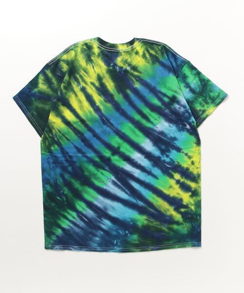 SAWINTO(ソイント)の「【TIE DYE/タイダイ】TIE DYE TEE - “DIAGONAL WEB” /タイダイ ティー - "ダイアゴナル ウェブ”(Tシャツ/カットソー・メンズ・レインボー/グリーン系その他・LARGE/MEDIUM/X-LARGE)」の3枚目の写真