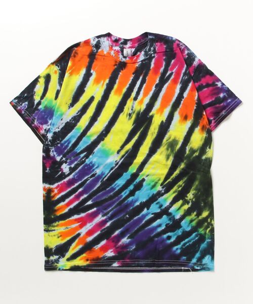 SAWINTO(ソイント)の「【TIE DYE/タイダイ】TIE DYE TEE - “DIAGONAL WEB” /タイダイ ティー - "ダイアゴナル ウェブ”(Tシャツ/カットソー・メンズ・レインボー/グリーン系その他・LARGE/MEDIUM/X-LARGE)」の15枚目の写真