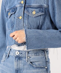 GANNI クロップド　デニムジャケット GANNI（ガニー）の「GANNI クロップドデニムジャケット（デニム