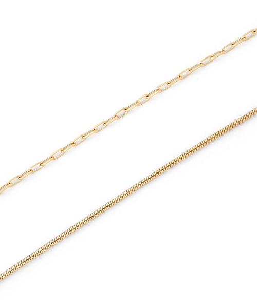 ANEMONE（アネモネ）の「ダブルチェーンブレスレット（ブレスレット・レディース・ゴールド/シルバー・FREE）」の5枚目の写真