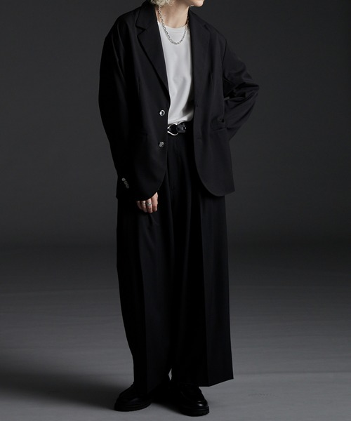 High Count 3 Tuck Wide Pants/ハイカウント3タックワイドパンツ