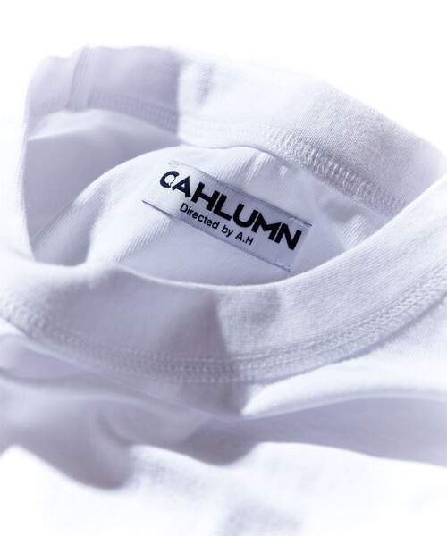 CAHLUMN（カウラム）の「CAHLUMN/カウラム Reversible Tee Shirt “JOTA”/リバーシブル Tシャツ ジョタ（Tシャツ/カットソー・メンズ・オフホワイト/ホワイト/ネイビー・XX-LARGE/X-LARGE/SMALL/MEDIUM/LARGE）」の8枚目の写真