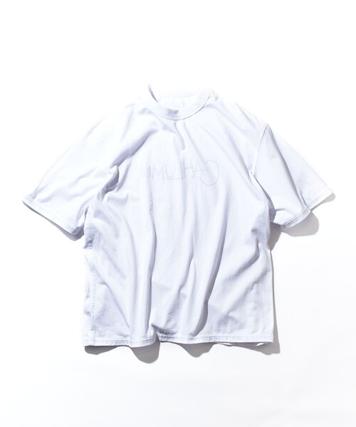 CAHLUMN（カウラム）の「CAHLUMN/カウラム Reversible Tee Shirt “JOTA”/リバーシブル Tシャツ ジョタ（Tシャツ/カットソー・メンズ・オフホワイト/ホワイト/ネイビー・XX-LARGE/X-LARGE/SMALL/MEDIUM/LARGE）」の10枚目の写真
