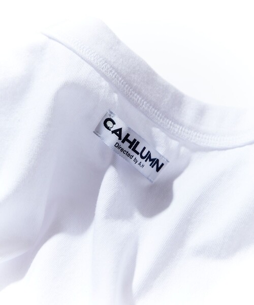 CAHLUMN（カウラム）の「CAHLUMN/カウラム Reversible Tee Shirt “JOTA”/リバーシブル Tシャツ ジョタ（Tシャツ/カットソー・メンズ・オフホワイト/ホワイト/ネイビー・XX-LARGE/X-LARGE/SMALL/MEDIUM/LARGE）」の12枚目の写真