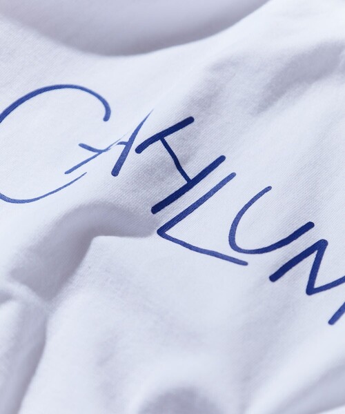 CAHLUMN（カウラム）の「CAHLUMN/カウラム Reversible Tee Shirt “JOTA”/リバーシブル Tシャツ ジョタ（Tシャツ/カットソー・メンズ・オフホワイト/ホワイト/ネイビー・XX-LARGE/X-LARGE/SMALL/MEDIUM/LARGE）」の17枚目の写真