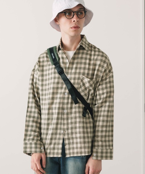 Theater code（シアターコード）の「one shoulder bag/ワンショルダーバッグ スリングバッグ（ショルダーバッグ・メンズ・ネイビー/グレー/カーキ/ブラック・FREE）」の9枚目の写真