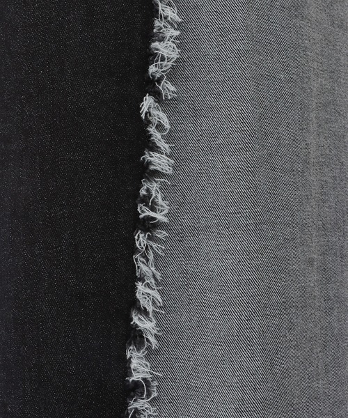 AULA AILA（アウラアイラ）の「2WAYコンビネーションデニムパンツ（デニムパンツ・レディース・ブラック/インディゴブルー/マルチ・0/1）」の19枚目の写真