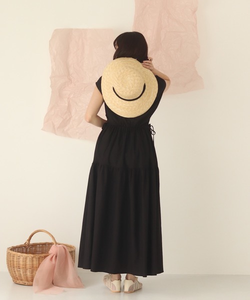 muguet（ミュゲ）の「リネンティアードワンピース（ワンピース・レディース・ブラック/アイボリー・FREE）」の16枚目の写真