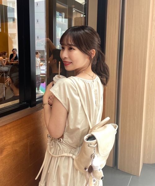 muguet（ミュゲ）の「リネンティアードワンピース（ワンピース・レディース・ブラック/アイボリー・FREE）」の9枚目の写真