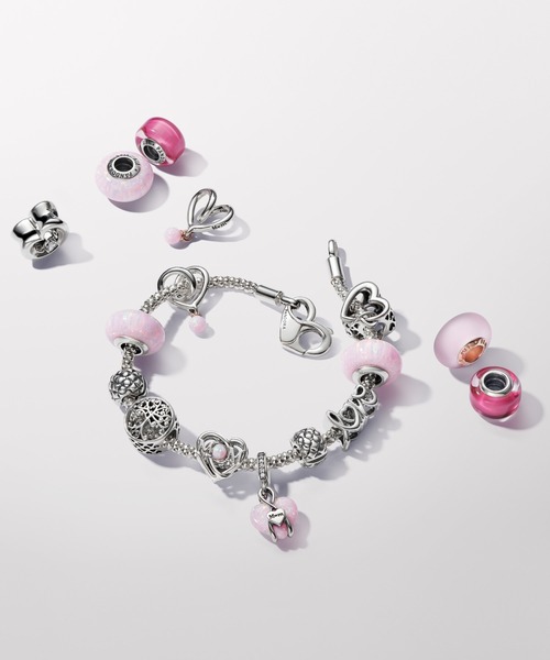 オパールセント ピンク チャーム（チャーム）｜Pandora（パンドラ）の
