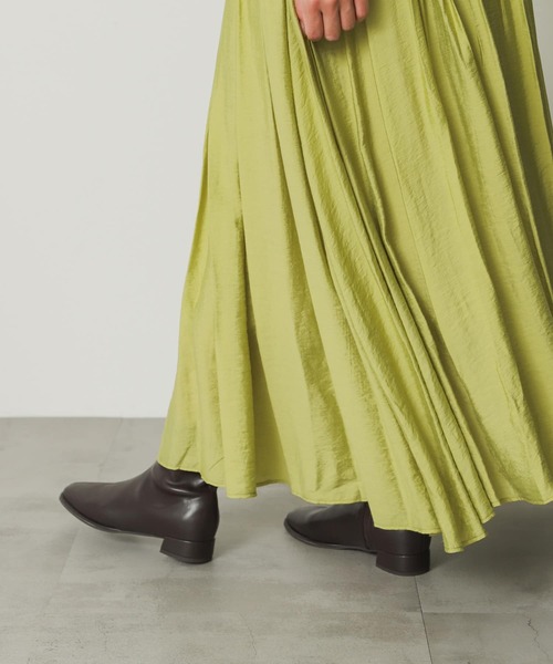 SENSE OF PLACE by URBAN RESEARCH（センスオブプレイスバイアーバンリサーチ）の「フレアボリュームスカート（スカート・レディース・ライトベージュ/チャコールグレー/イエロー・MEDIUM/SMALL）」の22枚目の写真