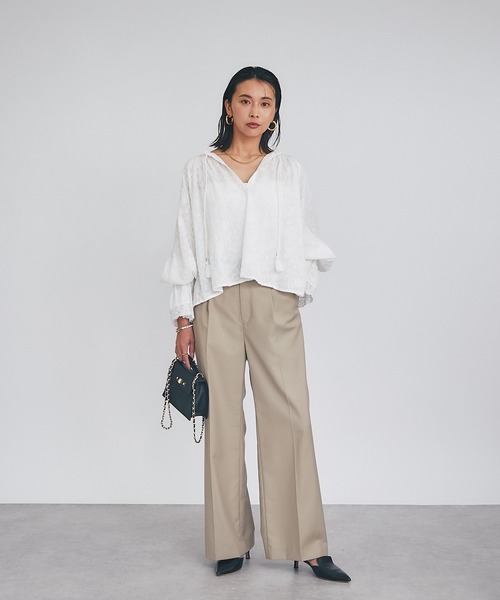 RIVE DROITE（リヴドロワ）の「カットジャガードブラウス