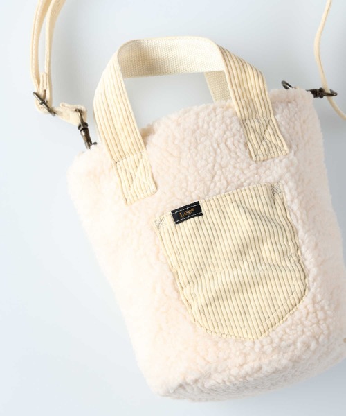 Lee（リー）の「【Lee】ＬＥＥロゴ２ｗａｙ丸底バッグ（ショルダーバッグ・レディース・ブラック/ホワイト・ONE SIZE）」の11枚目の写真
