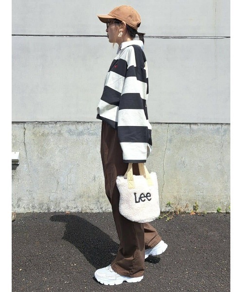 Lee（リー）の「【Lee】ＬＥＥロゴ２ｗａｙ丸底バッグ（ショルダーバッグ・レディース・ブラック/ホワイト・ONE SIZE）」の20枚目の写真
