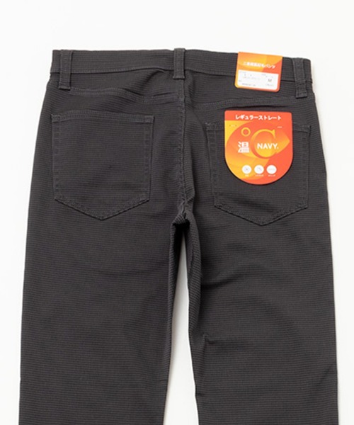 NAVY(ネイビー)の「温℃ 裏起毛ストレートパンツ(その他パンツ・メンズ・ベージュ/ダークグレー/ブラウン/ブラック/グレー/チャコール・S/M/XL/L)」の5枚目の写真