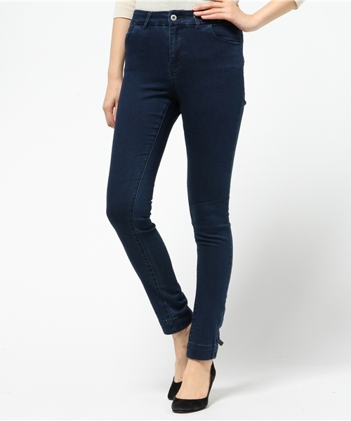 GLOBAL WORK(グローバルワーク)の「デニムスキニー/565799(デニムパンツ・レディース・ブラック/グレー/ブルー/ネイビー・X-LARGE/SMALL/MEDIUM/LARGE)」の4枚目の写真