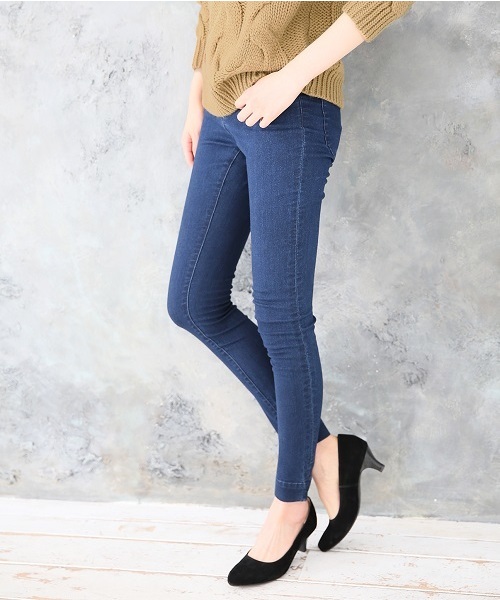 GLOBAL WORK(グローバルワーク)の「デニムスキニー/565799(デニムパンツ・レディース・ブラック/グレー/ブルー/ネイビー・X-LARGE/SMALL/MEDIUM/LARGE)」の21枚目の写真