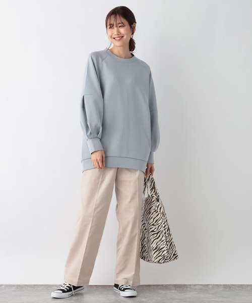 GLOBAL WORK(グローバルワーク)の「ウツクシルエットコーデュロイワイドパンツ/906752(その他パンツ・レディース・モカ/グレイッシュベージュ/スミクロ・MEDIUM/LARGE/SMALL)」の12枚目の写真