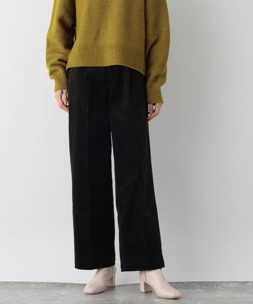 GLOBAL WORK(グローバルワーク)の「ウツクシルエットコーデュロイワイドパンツ/906752(その他パンツ・レディース・モカ/グレイッシュベージュ/スミクロ・MEDIUM/LARGE/SMALL)」の7枚目の写真