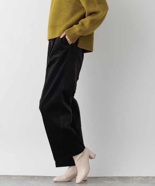 GLOBAL WORK(グローバルワーク)の「ウツクシルエットコーデュロイワイドパンツ/906752(その他パンツ・レディース・モカ/グレイッシュベージュ/スミクロ・MEDIUM/LARGE/SMALL)」の9枚目の写真