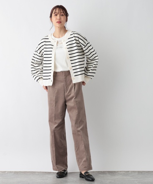 GLOBAL WORK(グローバルワーク)の「ウツクシルエットコーデュロイワイドパンツ/906752(その他パンツ・レディース・モカ/グレイッシュベージュ/スミクロ・MEDIUM/LARGE/SMALL)」の20枚目の写真