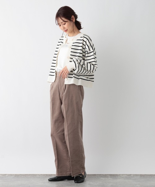 セール】ウツクシルエットコーデュロイワイドパンツ/906752