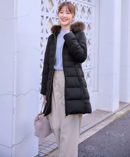 ANY SIS（エニィスィス）の「【洗える】スフレボトルネック ニット（ニット/セーター・レディース・ネイビー系/ライトグリーン系/ライトグレー系/アイボリー系/ピンク系/スカイブルー系・2）」の14枚目の写真