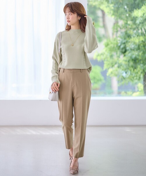 ANY SIS（エニィスィス）の「【洗える】スフレボトルネック ニット（ニット/セーター・レディース・ネイビー系/ライトグリーン系/ライトグレー系/アイボリー系/ピンク系/スカイブルー系・2）」の21枚目の写真