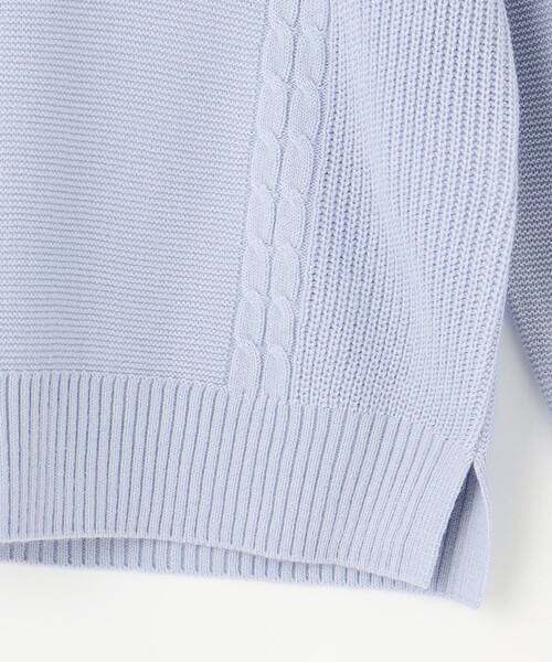 ANY SIS（エニィスィス）の「【洗える】スフレボトルネック ニット（ニット/セーター・レディース・ネイビー系/ライトグリーン系/ライトグレー系/アイボリー系/ピンク系/スカイブルー系・2）」の19枚目の写真