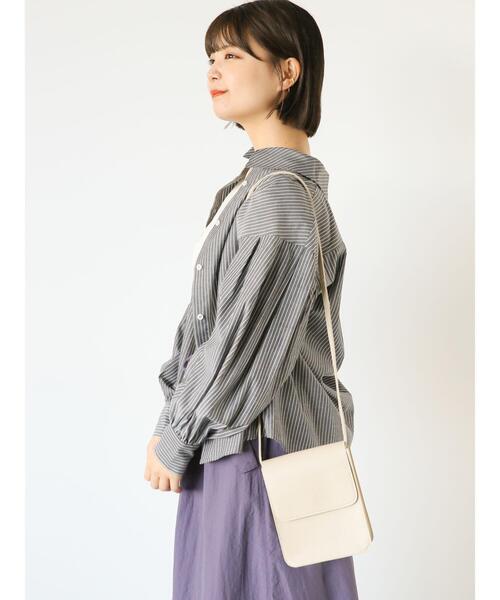 ehka sopo（エヘカソポ）の「柄アソートボウタイシャツ（シャツ/ブラウス・レディース・ピンク/ベージュ/ブラック/オフホワイト・F）」の12枚目の写真