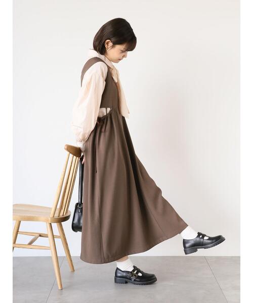 ehka sopo（エヘカソポ）の「柄アソートボウタイシャツ（シャツ/ブラウス・レディース・ピンク/ベージュ/ブラック/オフホワイト・F）」の15枚目の写真