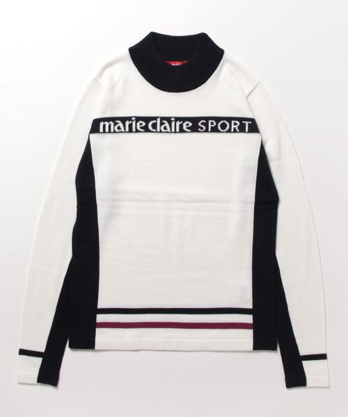 marie claire(マリ・クレール)の「【marie claire:マリ.クレール】レディースセーター ゴルフ(ニット/セーター・レディース・ブラック/ネイビー/ピンク/ホワイト・X-LARGE/MEDIUM/LARGE/XX-LARGE)」の8枚目の写真