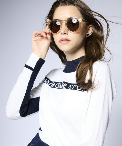 marie claire(マリ・クレール)の「【marie claire:マリ.クレール】レディースセーター ゴルフ(ニット/セーター・レディース・ブラック/ネイビー/ピンク/ホワイト・X-LARGE/MEDIUM/LARGE/XX-LARGE)」の20枚目の写真
