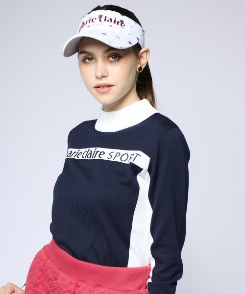 marie claire(マリ・クレール)の「【marie claire:マリ.クレール】レディースセーター ゴルフ(ニット/セーター・レディース・ブラック/ネイビー/ピンク/ホワイト・X-LARGE/MEDIUM/LARGE/XX-LARGE)」の22枚目の写真
