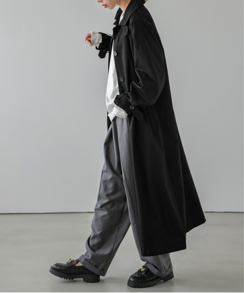 AMELY(エミリー)の「撥水トレンチコート(トレンチコート・レディース・ブラック/ベージュ・LONG/SHORT)」の4枚目の写真