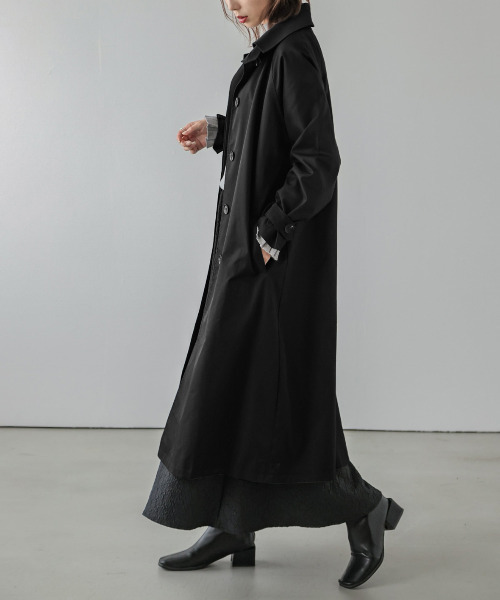 AMELY(エミリー)の「撥水トレンチコート(トレンチコート・レディース・ブラック/ベージュ・LONG/SHORT)」の5枚目の写真